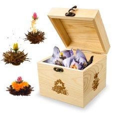 Kolekce čajů Creano Black Tea - 6 ks - dřevěná krabička