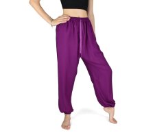 Kalhoty jóga PANYA, fialové