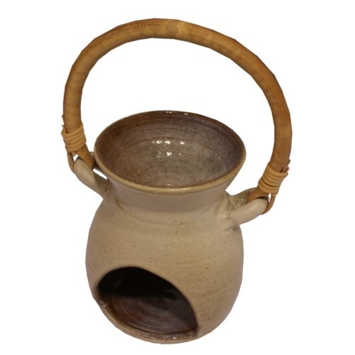 Aromalampa keramická světlá - cca 17 cm
