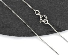 Stříbrný řetízek hranatý 46 cm