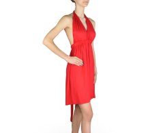 Dámské šaty Wipa s uvazováním za krkem, červené, II. jakost
