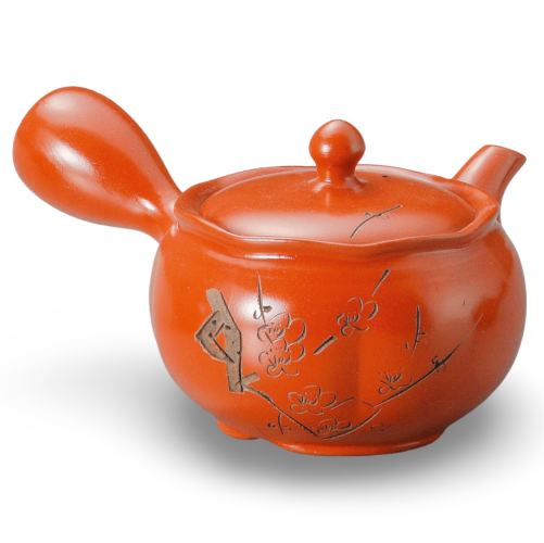 Japonská keramická konvice Kyusu hnědá var. C 270 ml