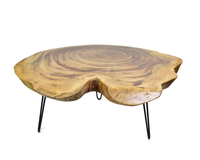 Dřevěný konferenční stůl 95 x 105 cm