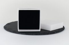 Dárková krabička bílá 6,5 x 6,5 x 4,5 cm