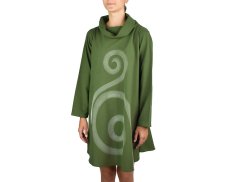 Šaty JEN s límcem, zelená