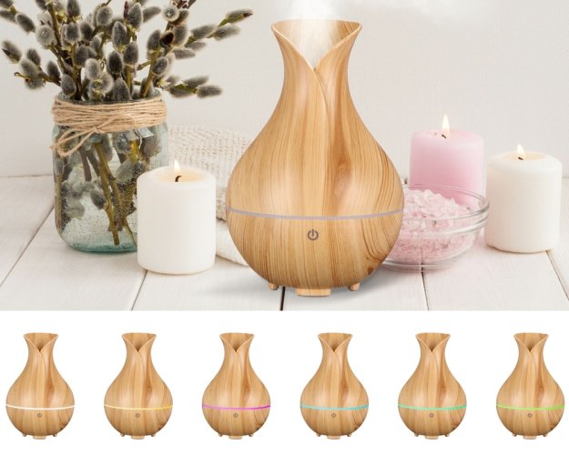 Aroma difuzér Bloom světlé dřevo 200ml SIXTOL