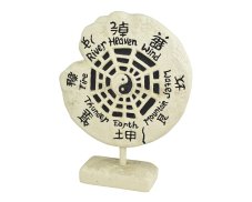 Betonová dekorace Yin - Yang - 50 cm