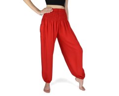Kalhoty jóga SATJA, červené