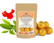 Tmavý čaj China Yunnan Pu-erh Shu Golden Bud Pearl Ripe - 10 x 5 g