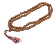Japa Mala Rudraksha přírodní 10 mm