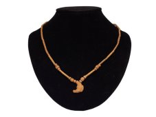 Korále keramika na krk J.A. světlý měsíc