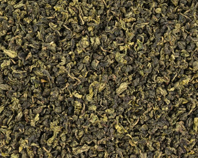 Polozelený čaj China Fujian Anxi Tie Guan Yin Oolong (Železná bohyně)