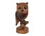 Dřevěná soška Sova 41 cm - II. jakost