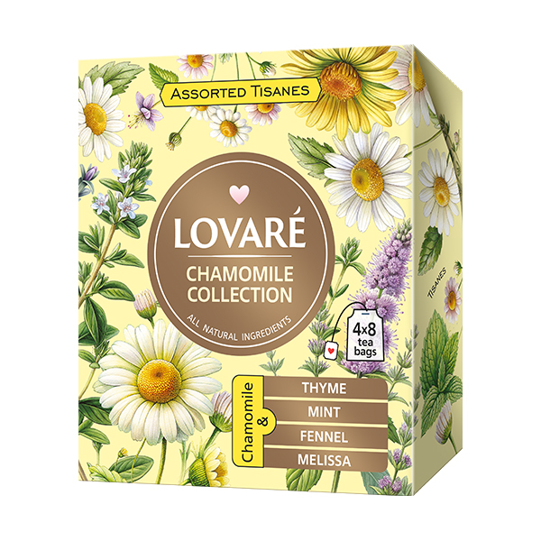 Kolekce čajů Lovaré Chamomile Collection (32 sáčků) 41,6 g