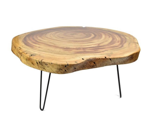Dřevěný konferenční stůl 90 x 93 cm