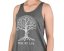 Dámské tílko YOGEE, šedé, strom života