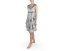 Dámské krátké šaty Wanda, batika, světle šedé