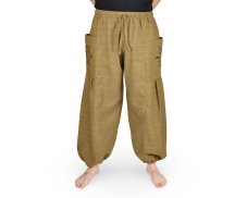 Kalhoty jóga NIRVA , hořčicová