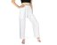 Kalhoty jóga OLVIR, bílé