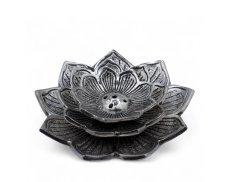 Stojan na vonné tyčinky - Trojitý Lotos