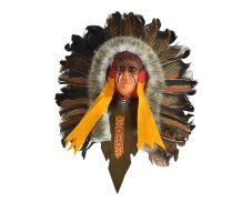 Závěsná dekorace Indiánský náčelník 20 cm - var. L