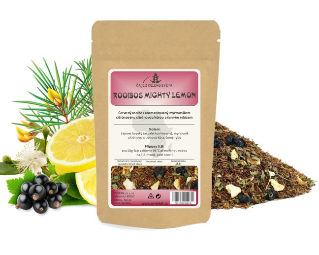 Rooibos Mighty Lemon - Gramáž čaje: 100 g