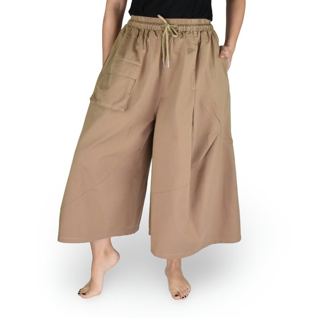 Capri culottes kalhoty DIN, béžová