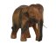 Dřevěná soška Slon 21 cm - sleva