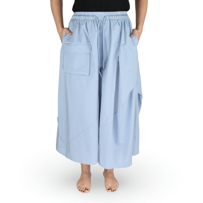 Capri culottes kalhoty DIN, modrá