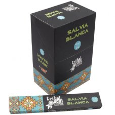 Indické vonné tyčinky Tribal Bílá Šalvěj 15 g