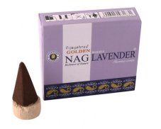 Vonné jehlánky Golden Nag Lavender 10 ks