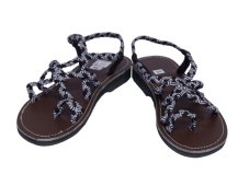 Sandály Phailin vázané, hnědé, vel. 36