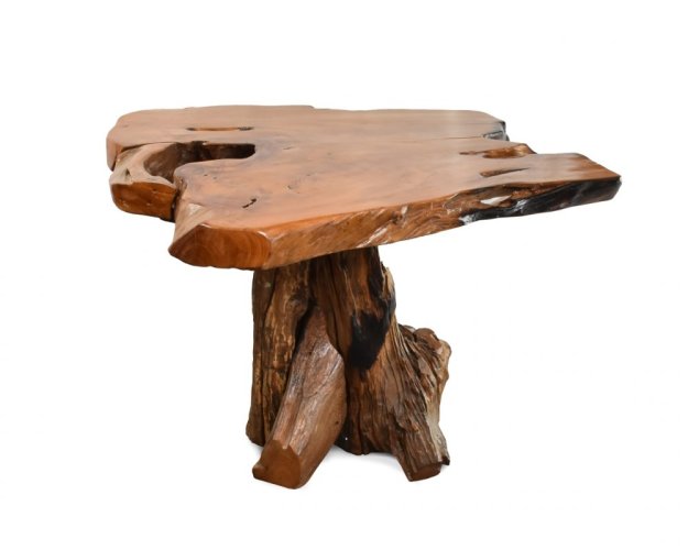Kořenový dřevěný stůl Root Life  - var. C