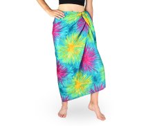 Sarong - Pareo REN, ohňostroj, zelený