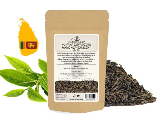 Bílý čaj Ceylon Nuwara Eliya Pedro White Heaven Scent
