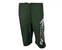 Kalhoty Nippon krátké, bavlna, zelená, tygr II, vel. XL