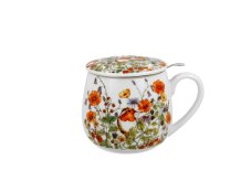 Hrnek na bylinky PTÁCI V TRNÍ 400 ml