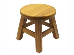 Stolička dřevěná bez dekoru II. jakost