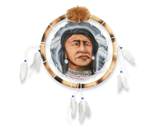 Indiánská závěsná dekorace 30 cm - var. A - II. jakost