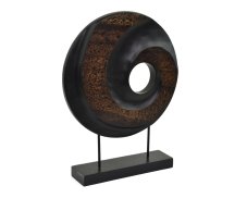 Dřevěná dekorace Spirála 39 cm