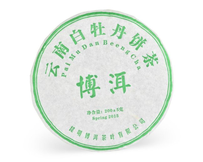 Bílý čaj China Yunnan Pu Erh Pai Mu Tan Ming Qiang Beng Cha 2015 - 200 g