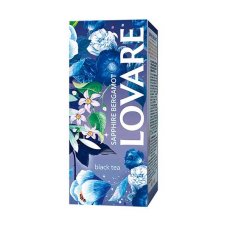Černý aromatizovaný čaj Lovaré Sapphire Bergamot (24 sáčků) 48 g