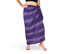 Sarong - Pareo REN, gepard, fialová