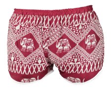 Kraťasy DAO, vínové, sloni