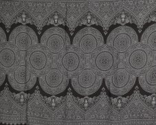 Sarong - Pareo REN, mandala kruh, hnědá, II. jakost