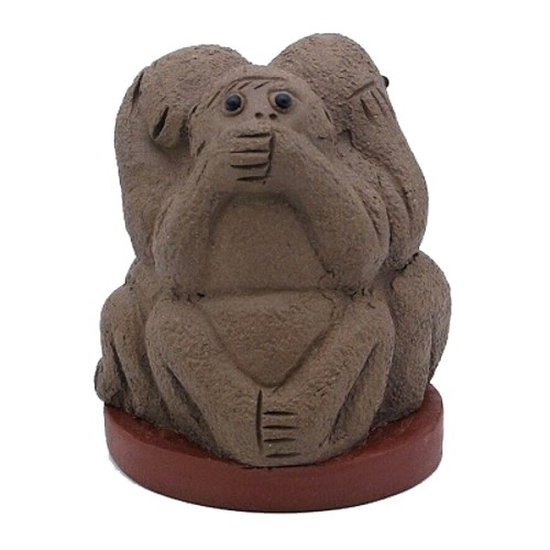 Čajový duch Tři opice 7 cm