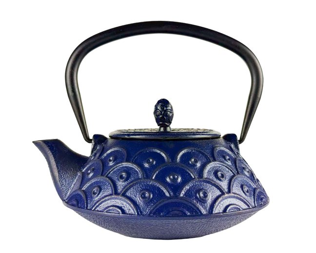 Litinová konvice Seiran modrá 900 ml