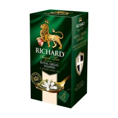 Zelený aromatizovaný čaj Richard Royal Green Jasmine (25 sáčků) 50 g