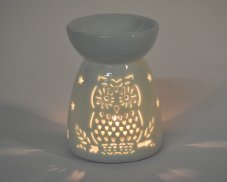 Aromalampa bílá - Sova