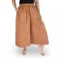 Capri culottes kalhoty DIN, hnědá